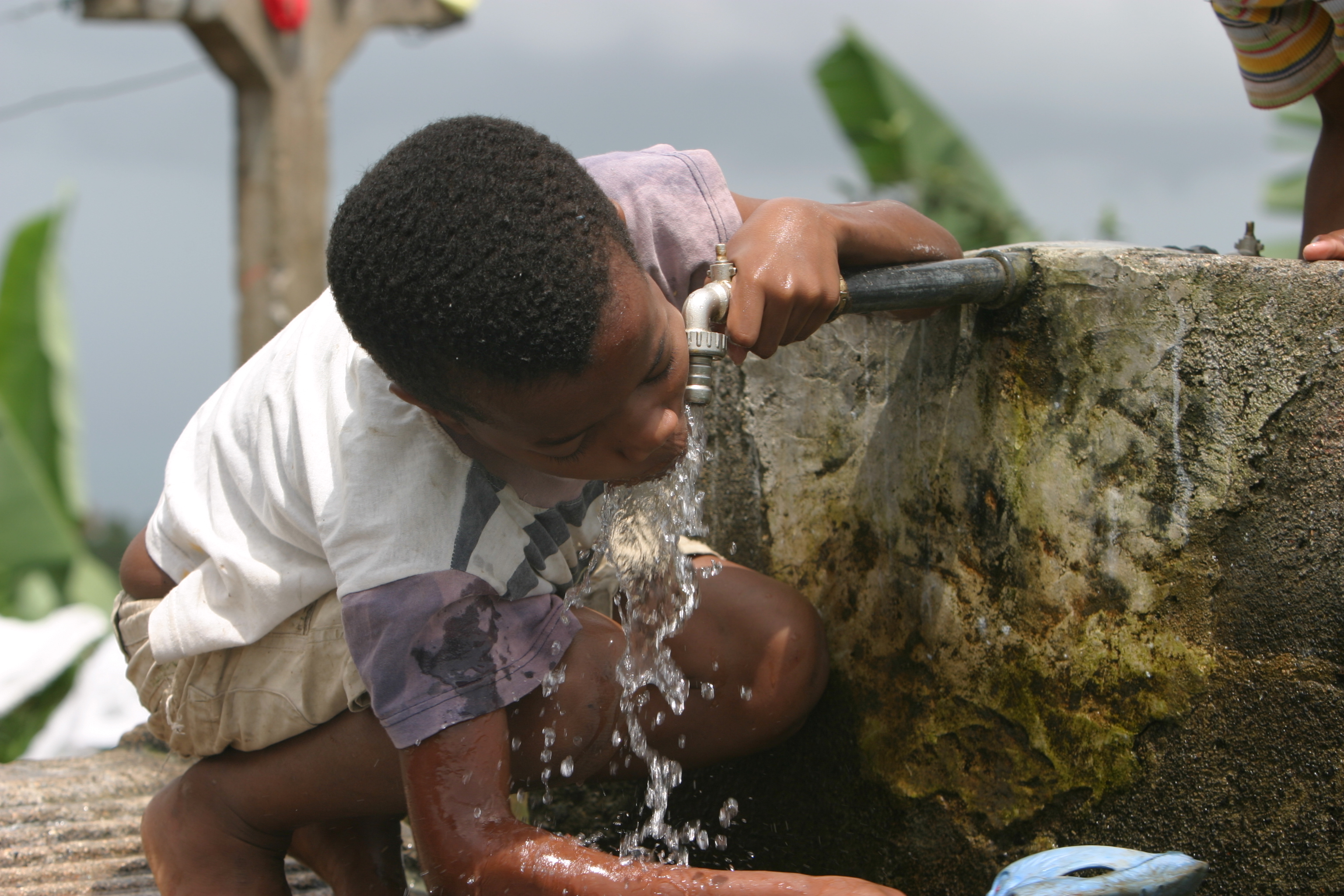 Boy gets a Drink
