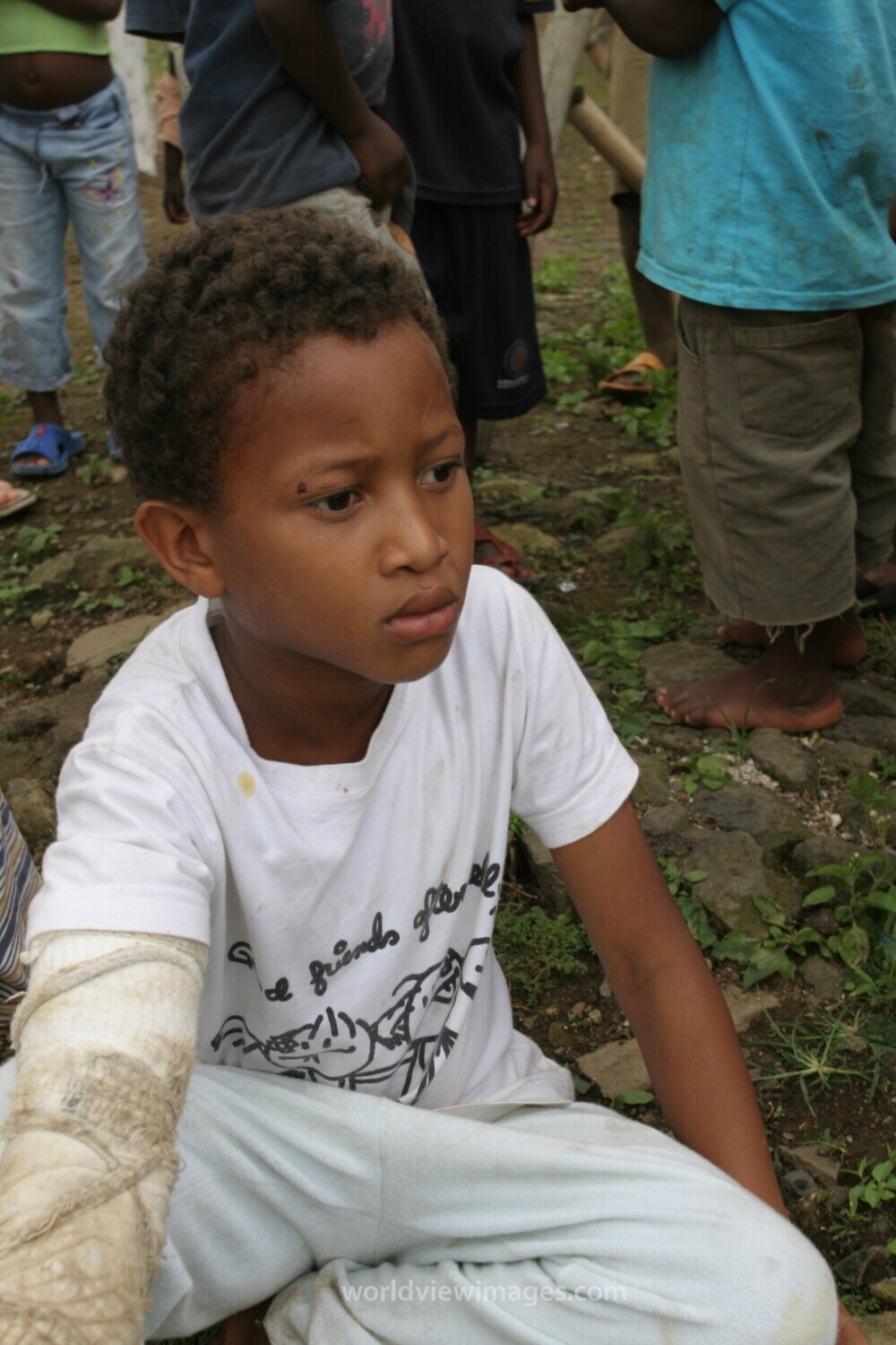 Boy in Sao Tome