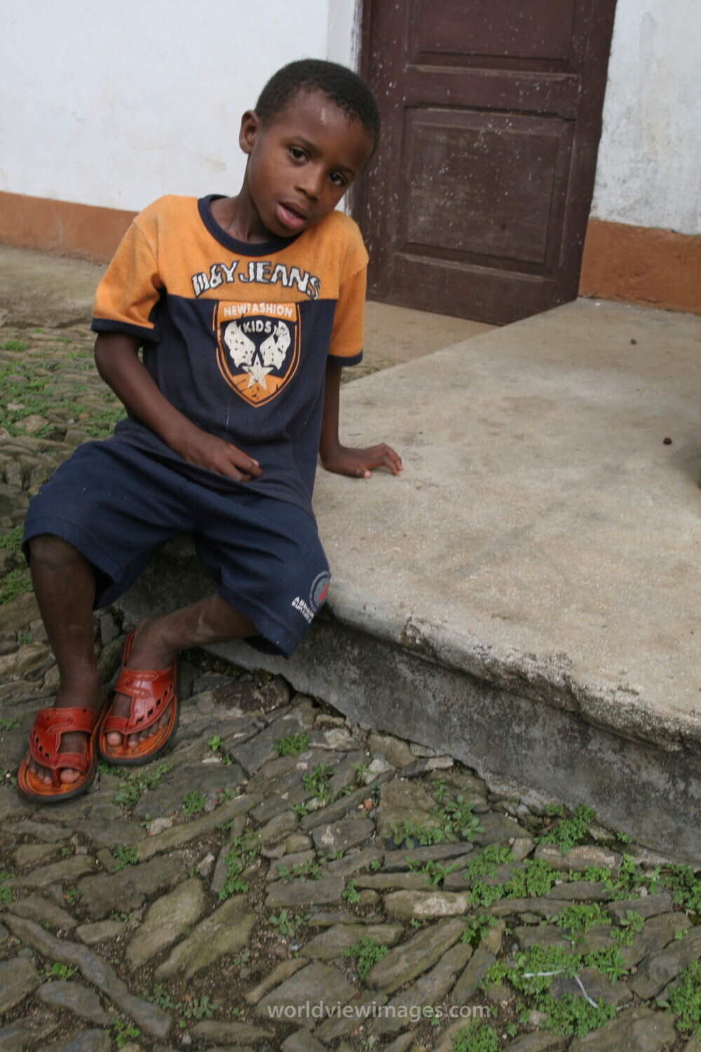 Boy in Sao Tome