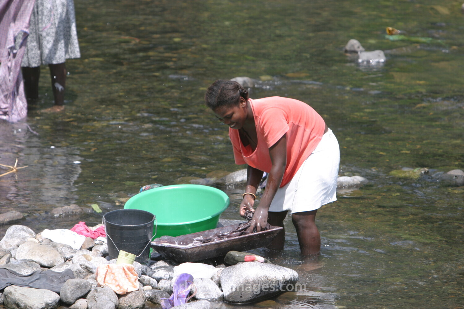 Wash Day in Sao Tome