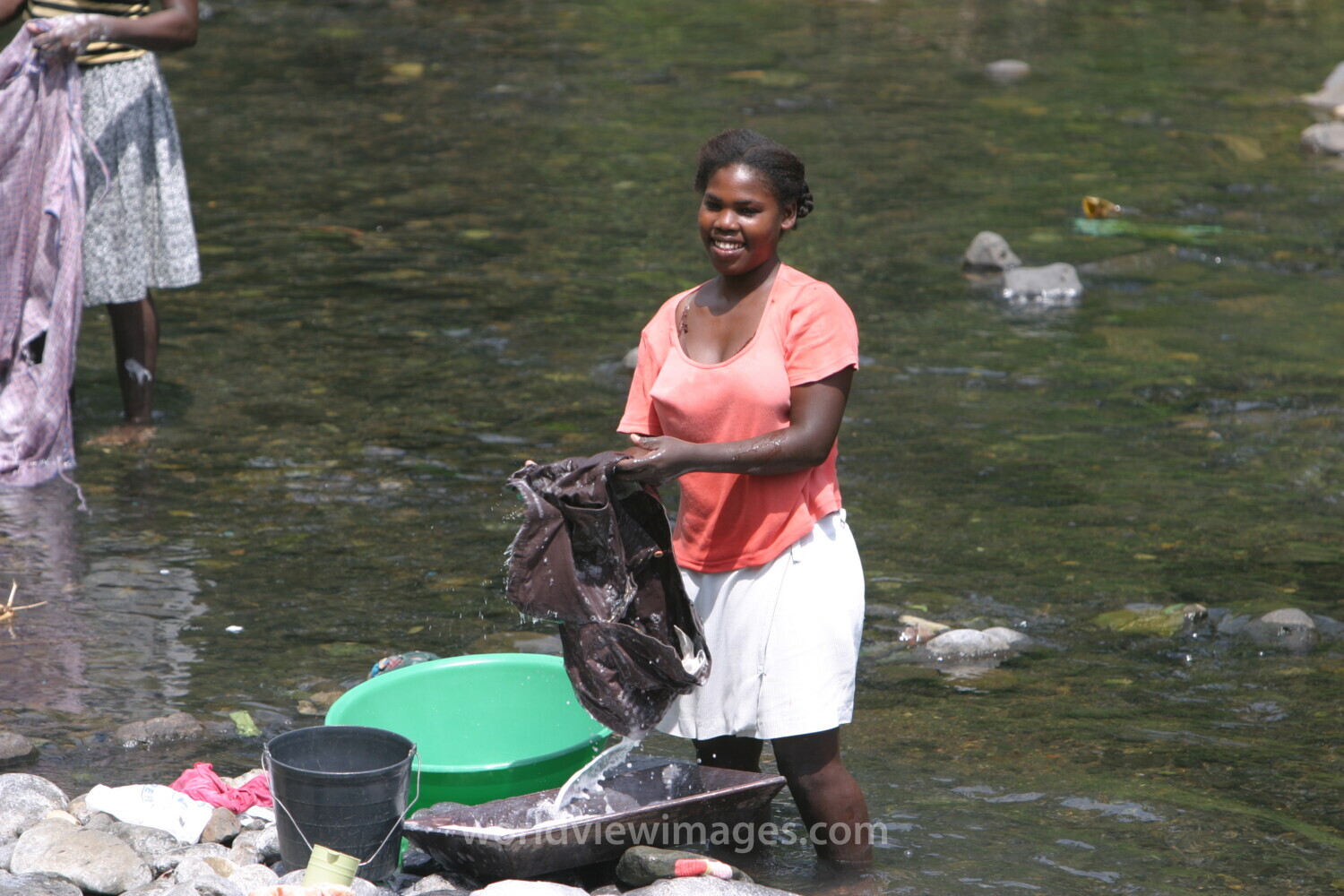 Wash Day in Sao Tome
