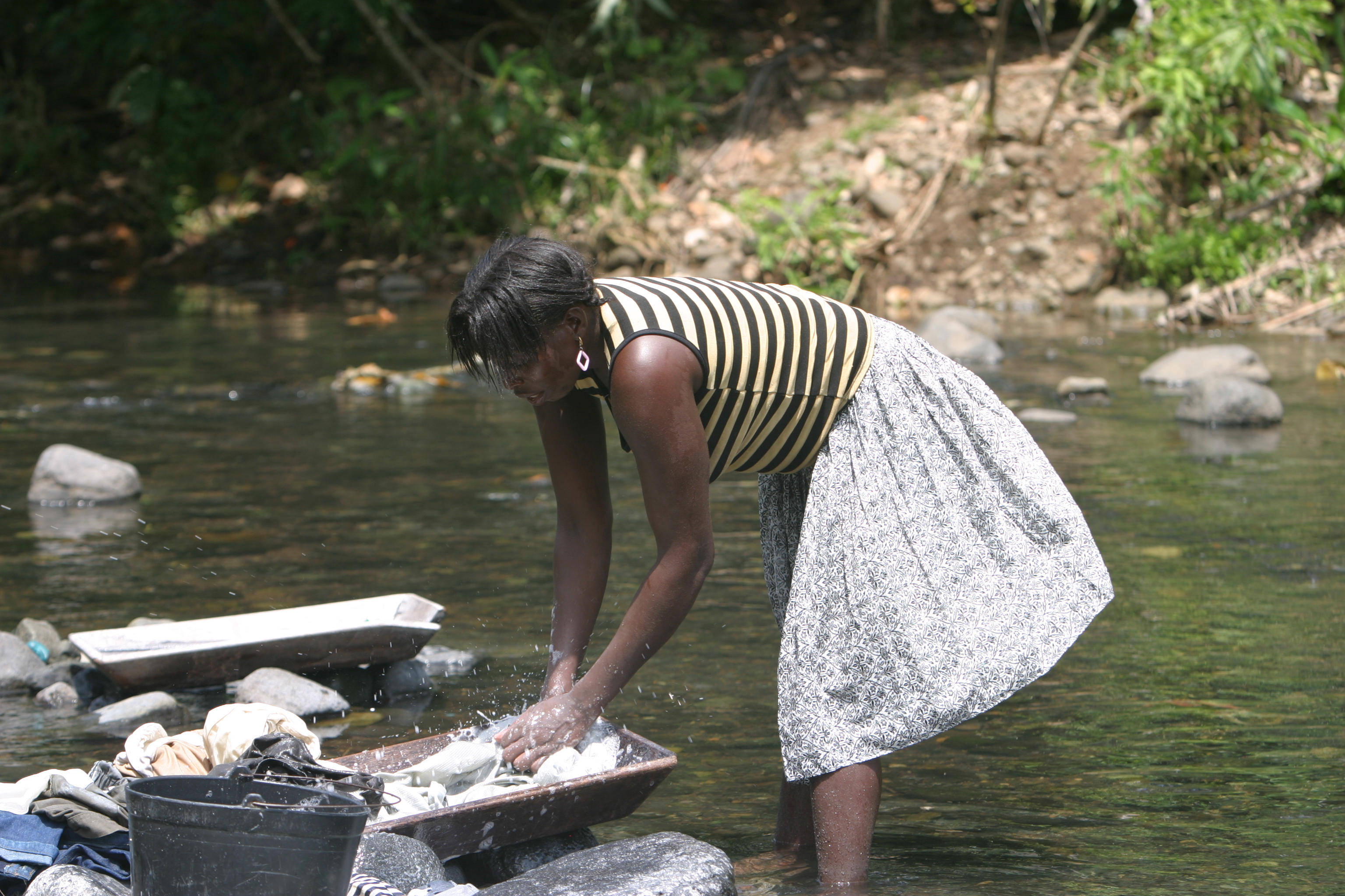 Wash Day in Sao Tome