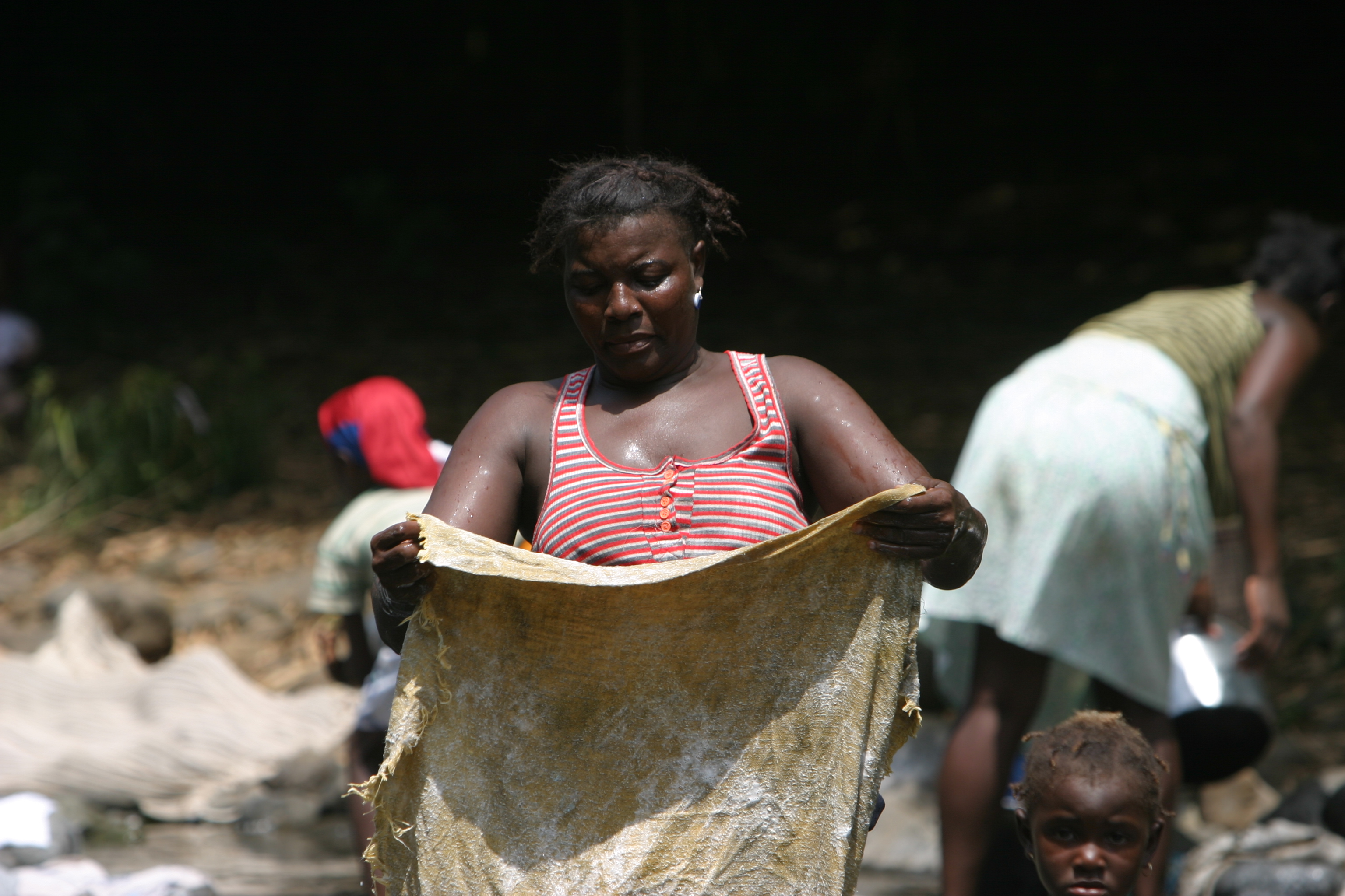 Wash Day in Sao Tome