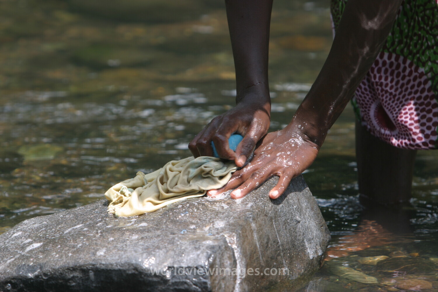 Wash Day in Sao Tome