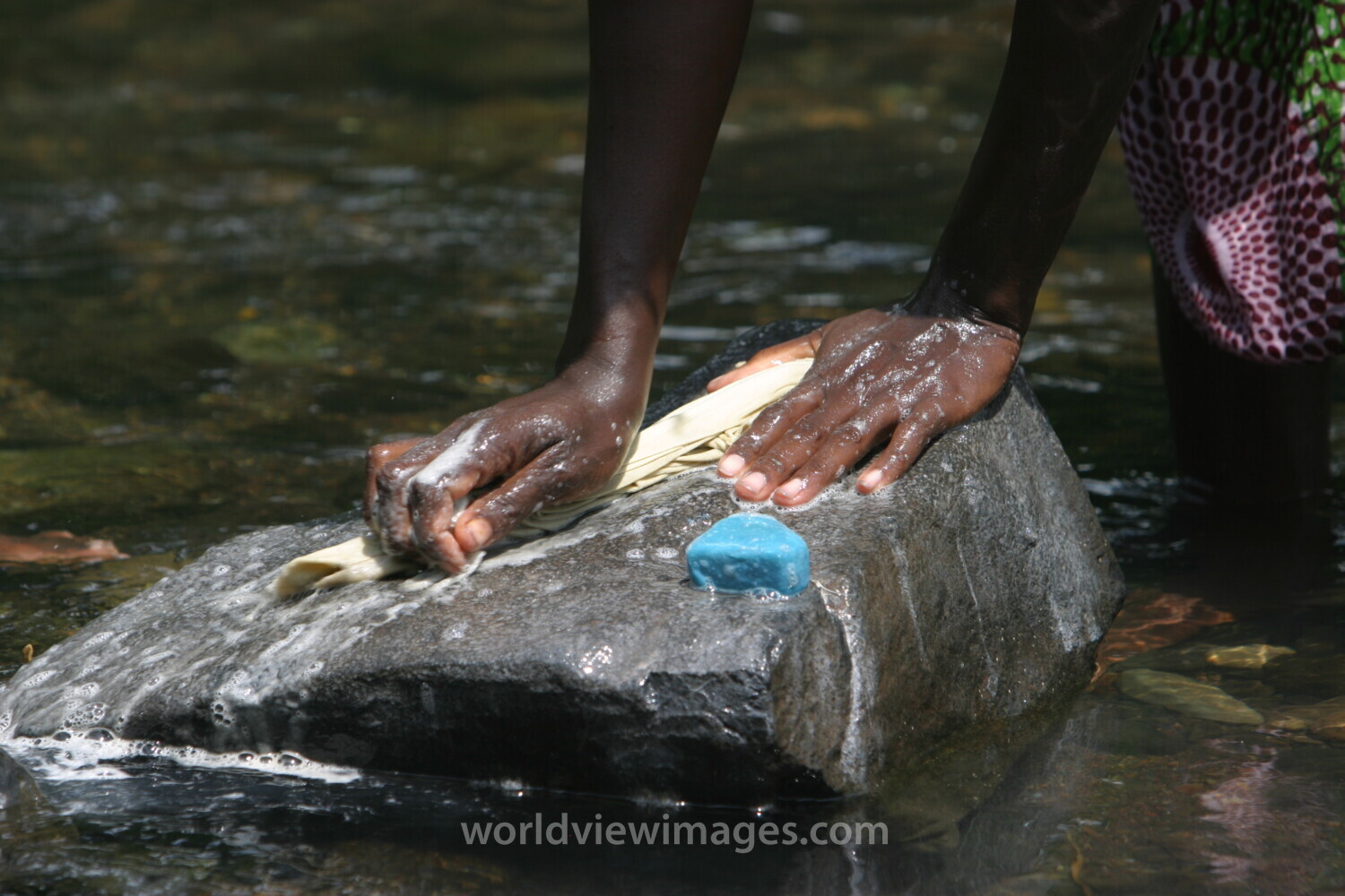 Wash Day in Sao Tome