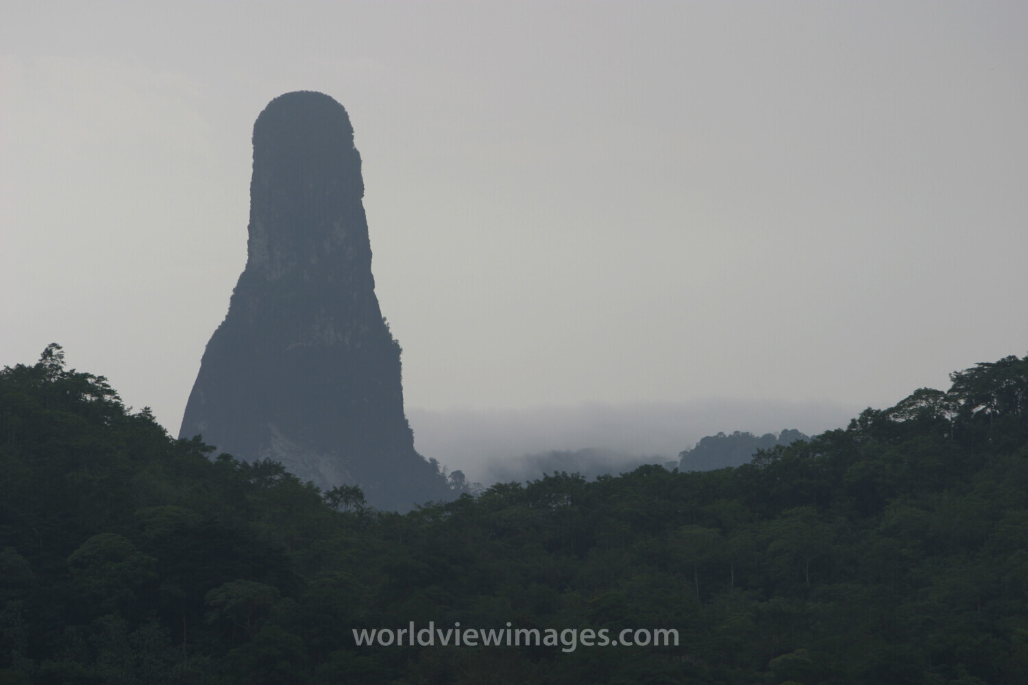 Mountain Formation in Sao Tome