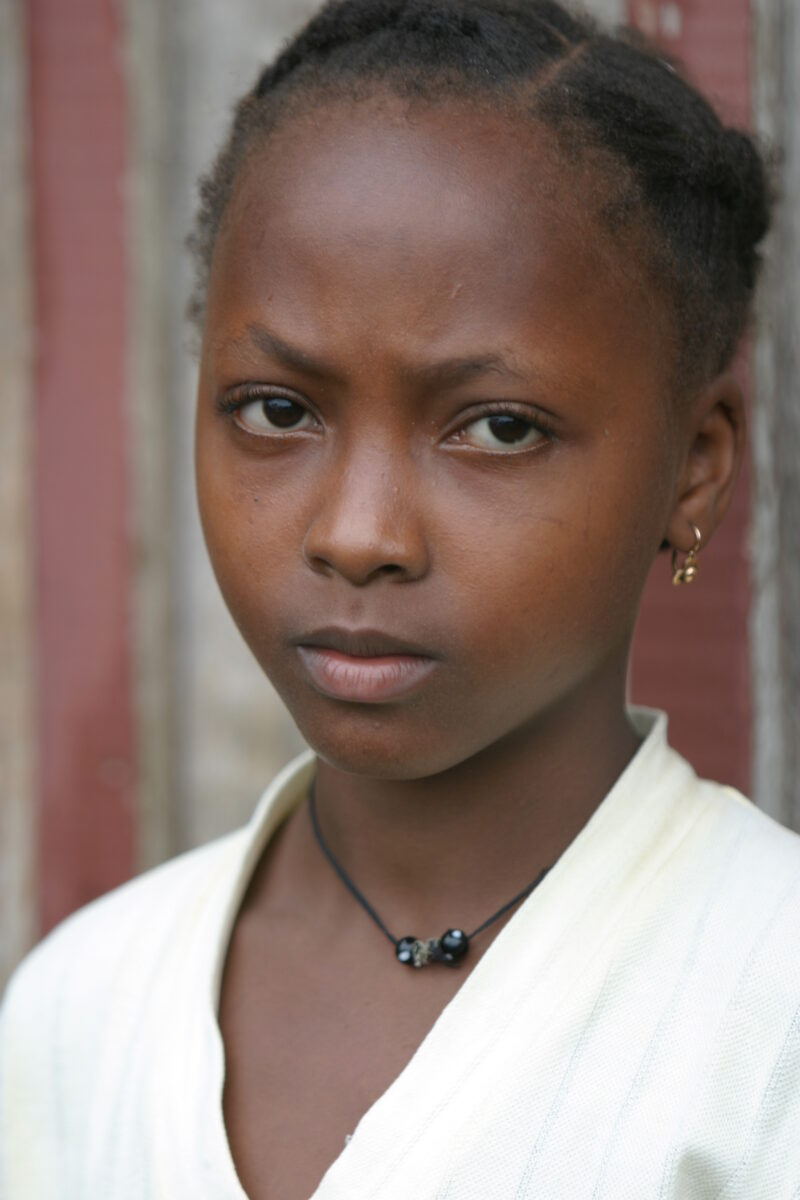 Girl in Sao Tome — Stock Photos of girls in Sao Tome, Africa — Sao Tome, Africa, children, faces, girls