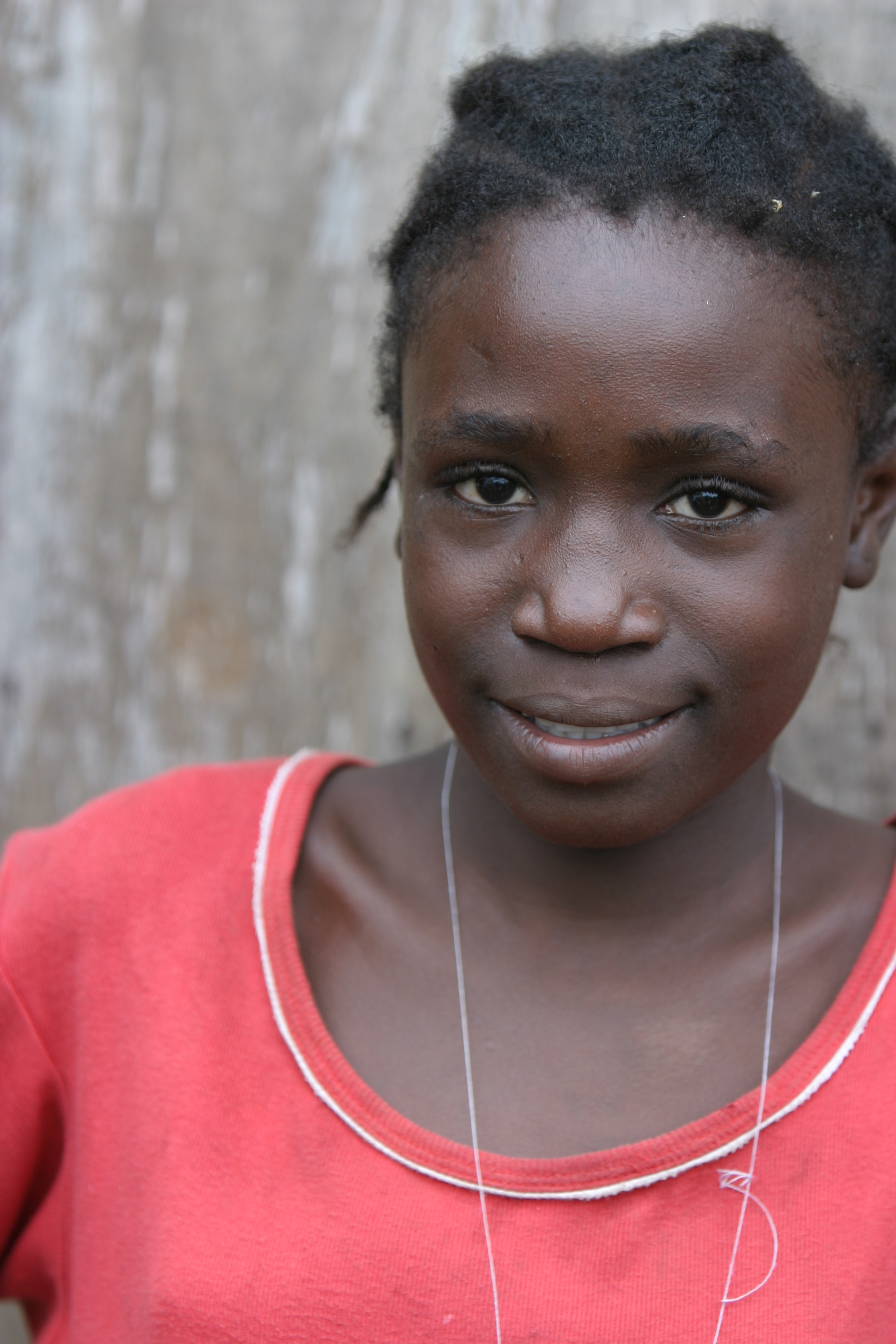 Girl in Sao Tome