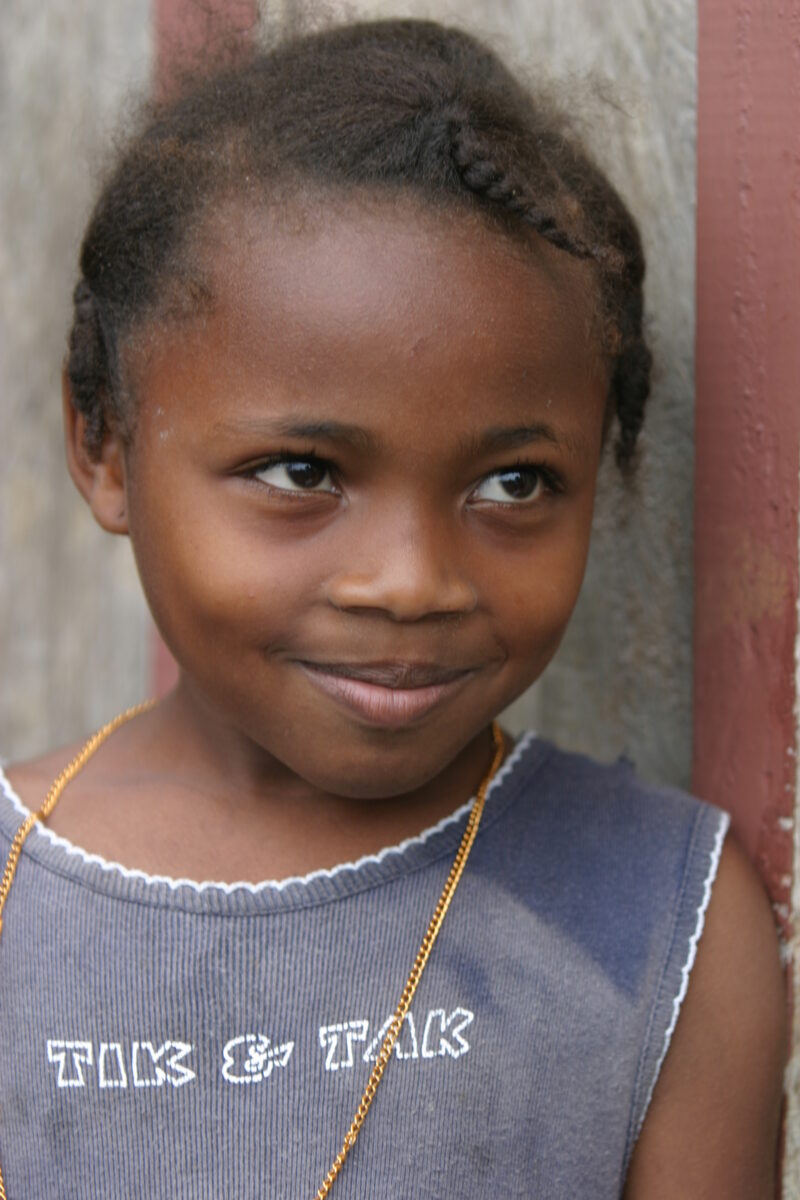 Girl in Sao Tome — Stock Photos of girls in Sao Tome, Africa — Sao Tome, Africa, children, faces, girls
