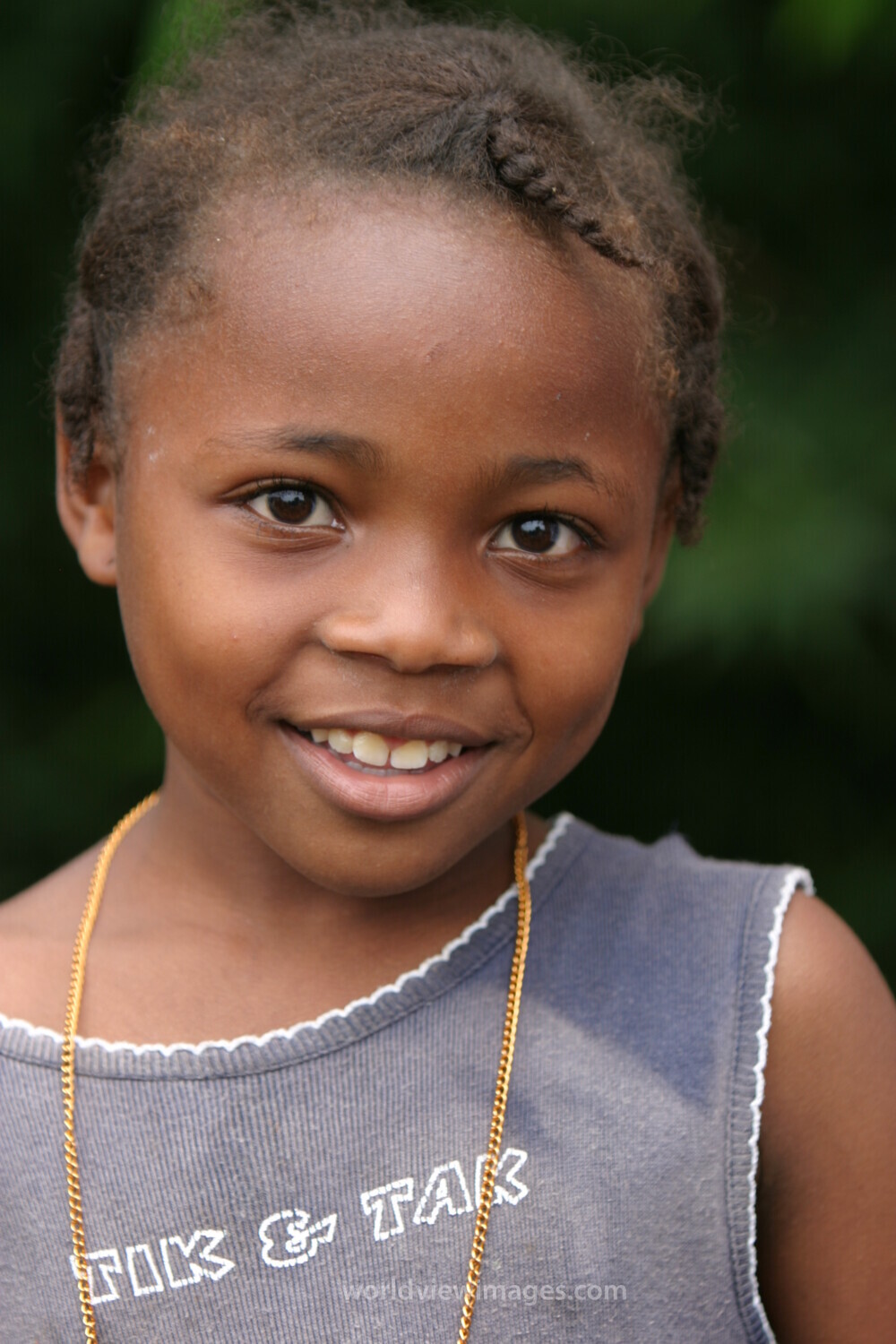 Girl in Sao Tome