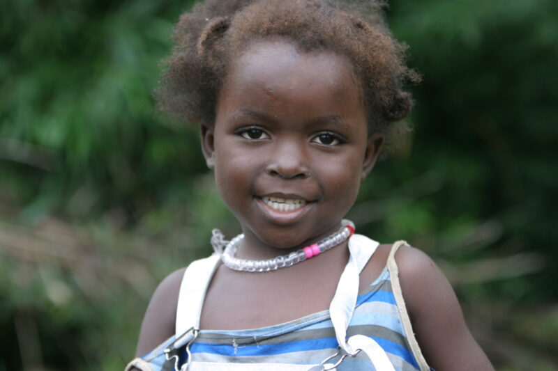 Girl in Sao Tome — Stock Photos of girls in Sao Tome, Africa — Sao Tome, Africa, children, faces, girls