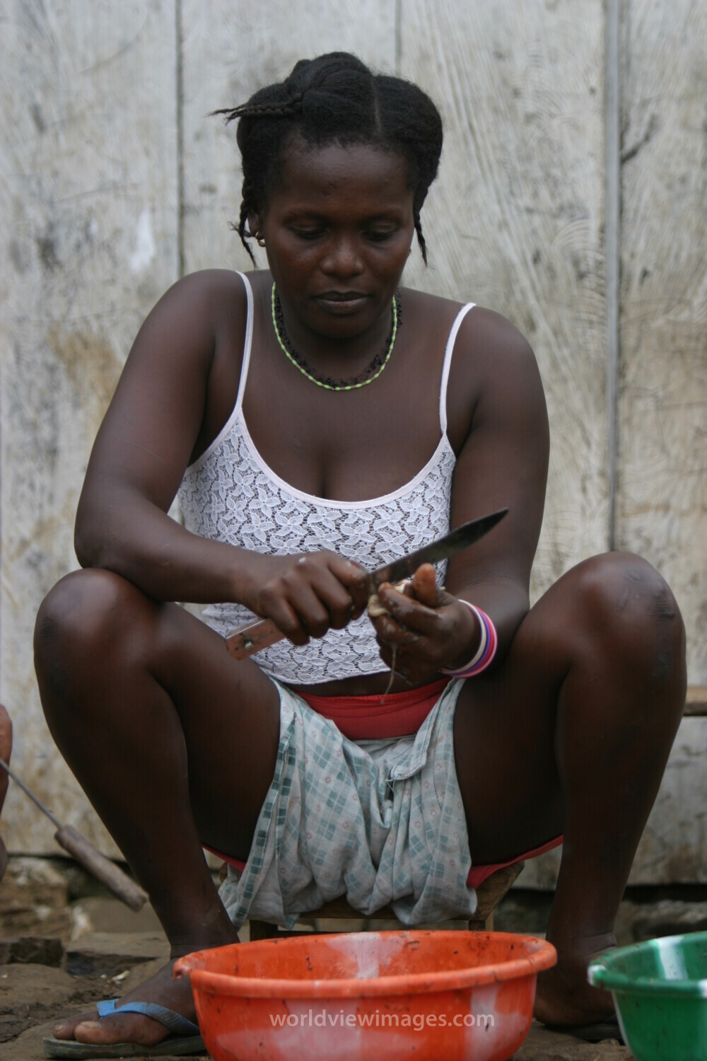 Woman in Sao Tome