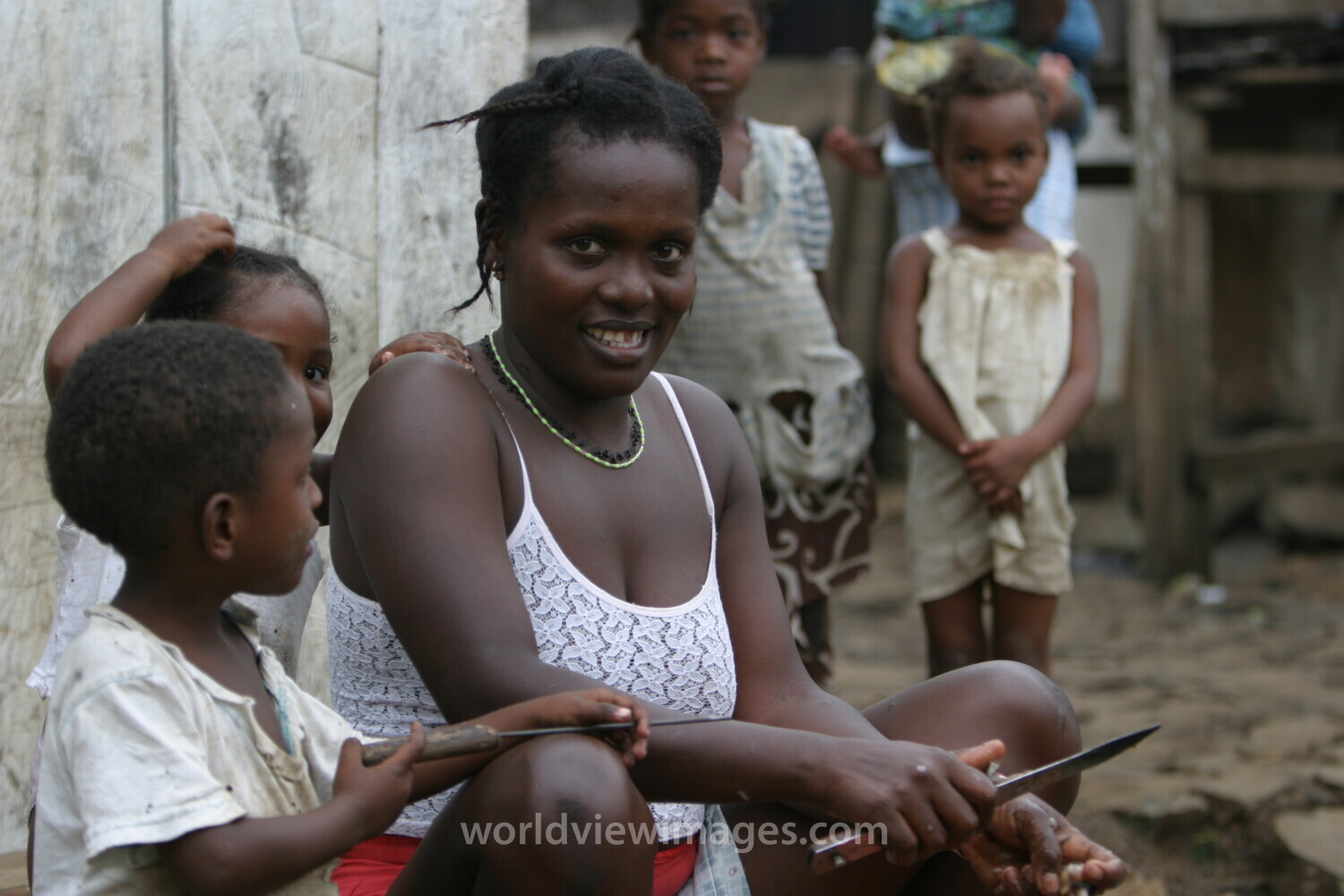 Woman in Sao Tome
