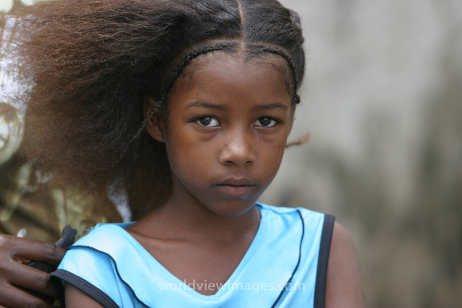 Girl in Sao Tome