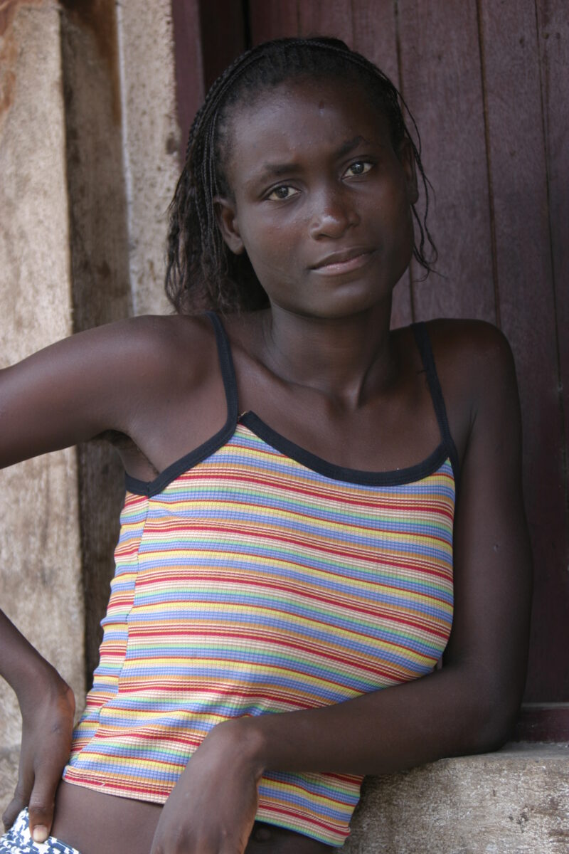 Girl in Sao Tome — Sao Tome, Africa