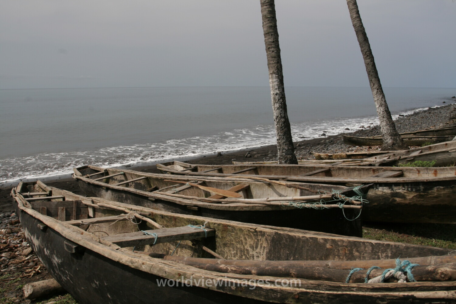Fishing boats in Sao Tome