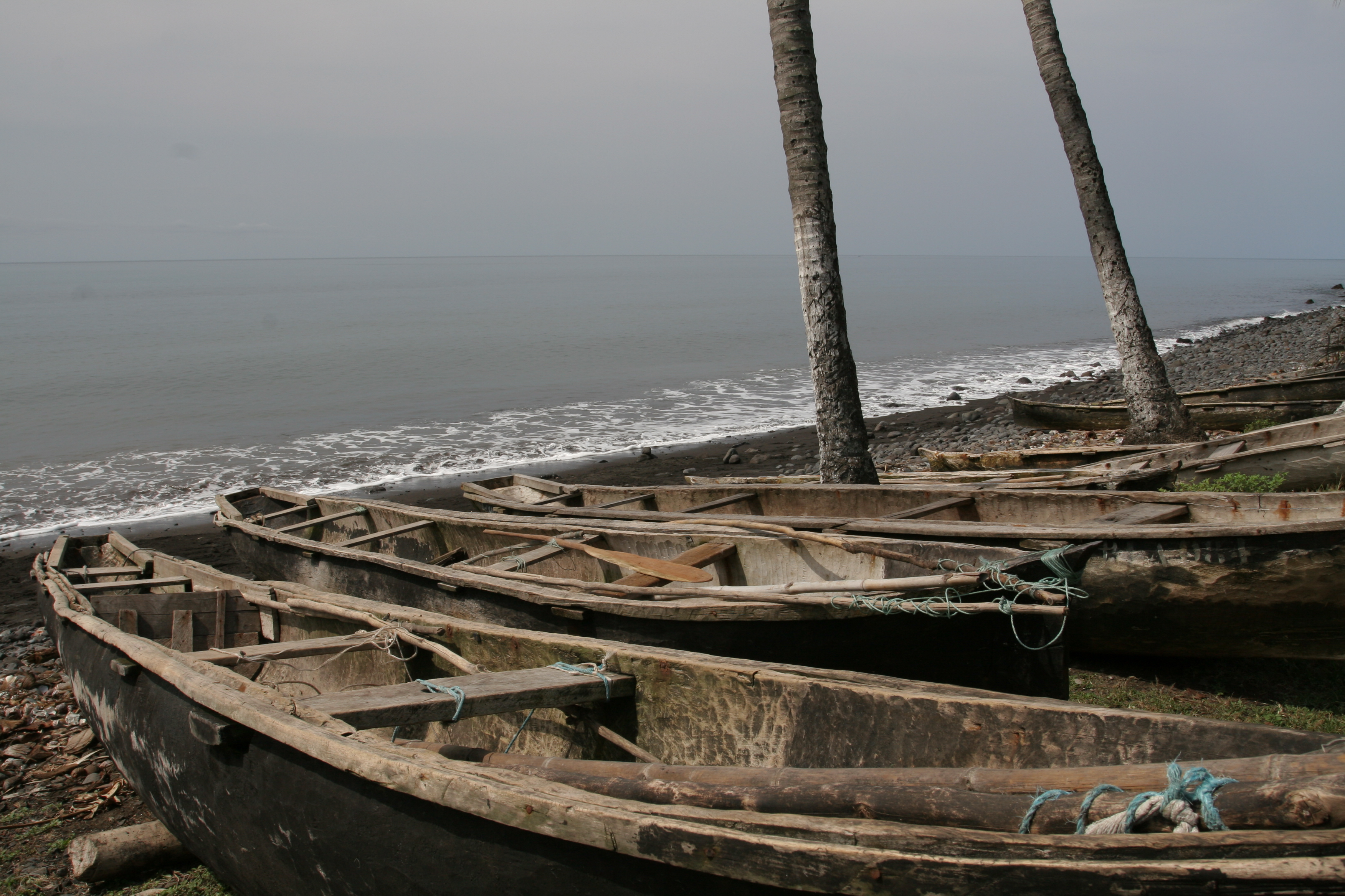Fishing boats in Sao Tome