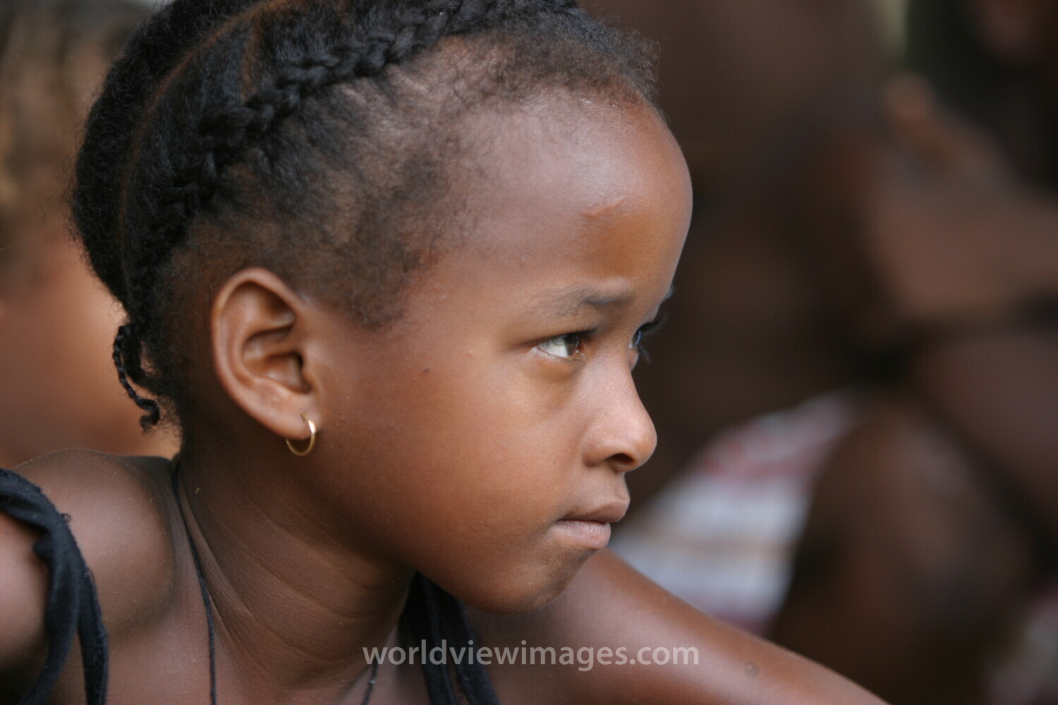 Girl in Sao Tome