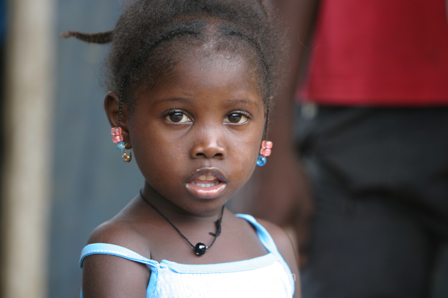 Girl in Sao Tome