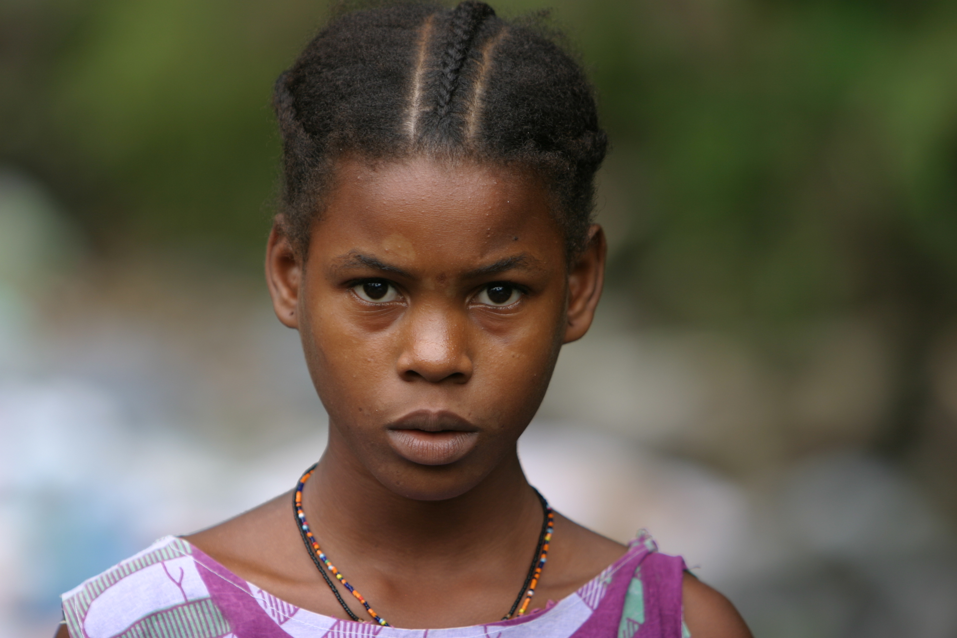 Girl in Sao Tome