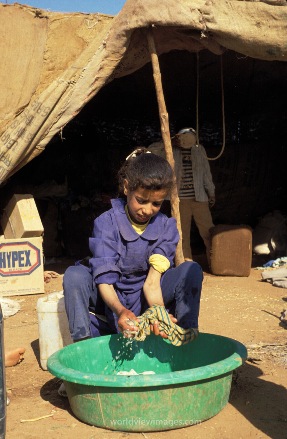 Washing Clothes in Jordan