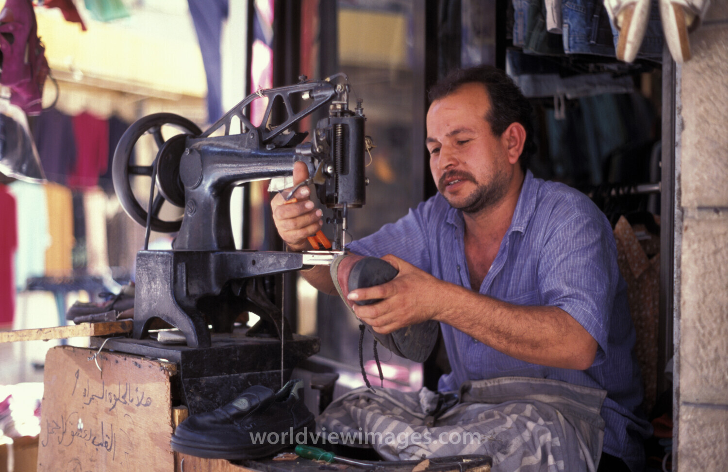 Shoe Repair man in Jordan