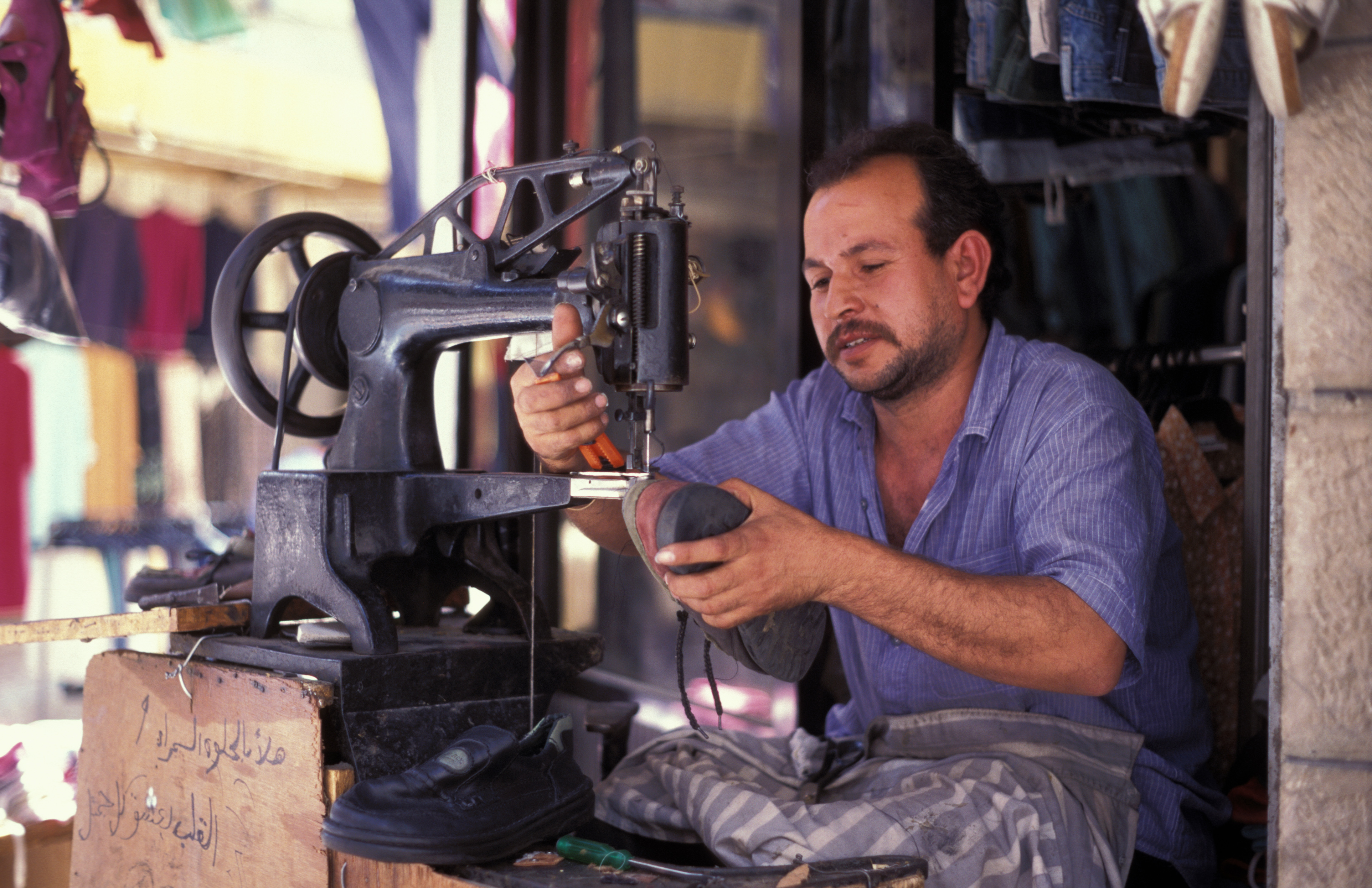 Shoe Repair man in Jordan