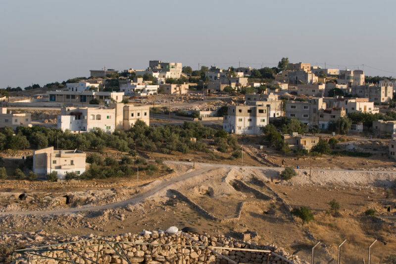 Hesban in Jordan — A typical small town in Jordan, Hesban, about 30 kelometers from Aman — Jordan, Hesban