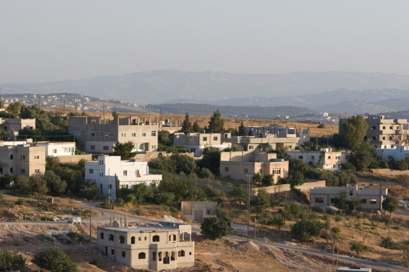 Hesban in Jordan — A typical small town in Jordan, Hesban, about 30 kelometers from Aman — Jordan, Hesban
