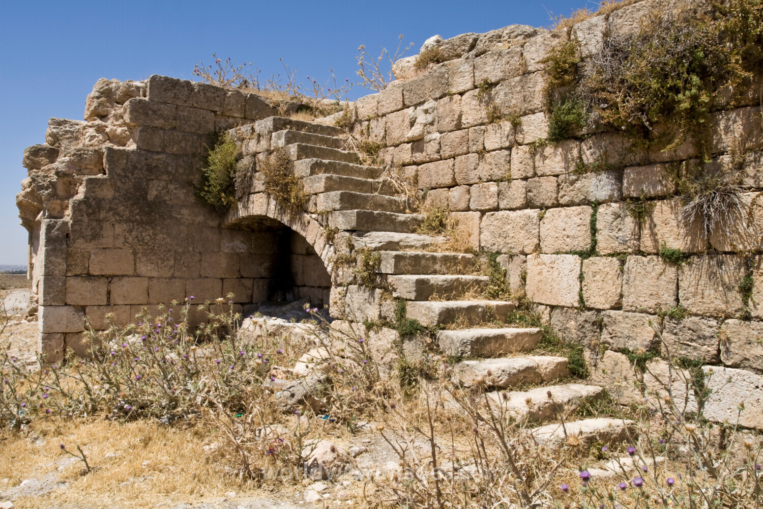 Abandoned Ruins of house in Jordan