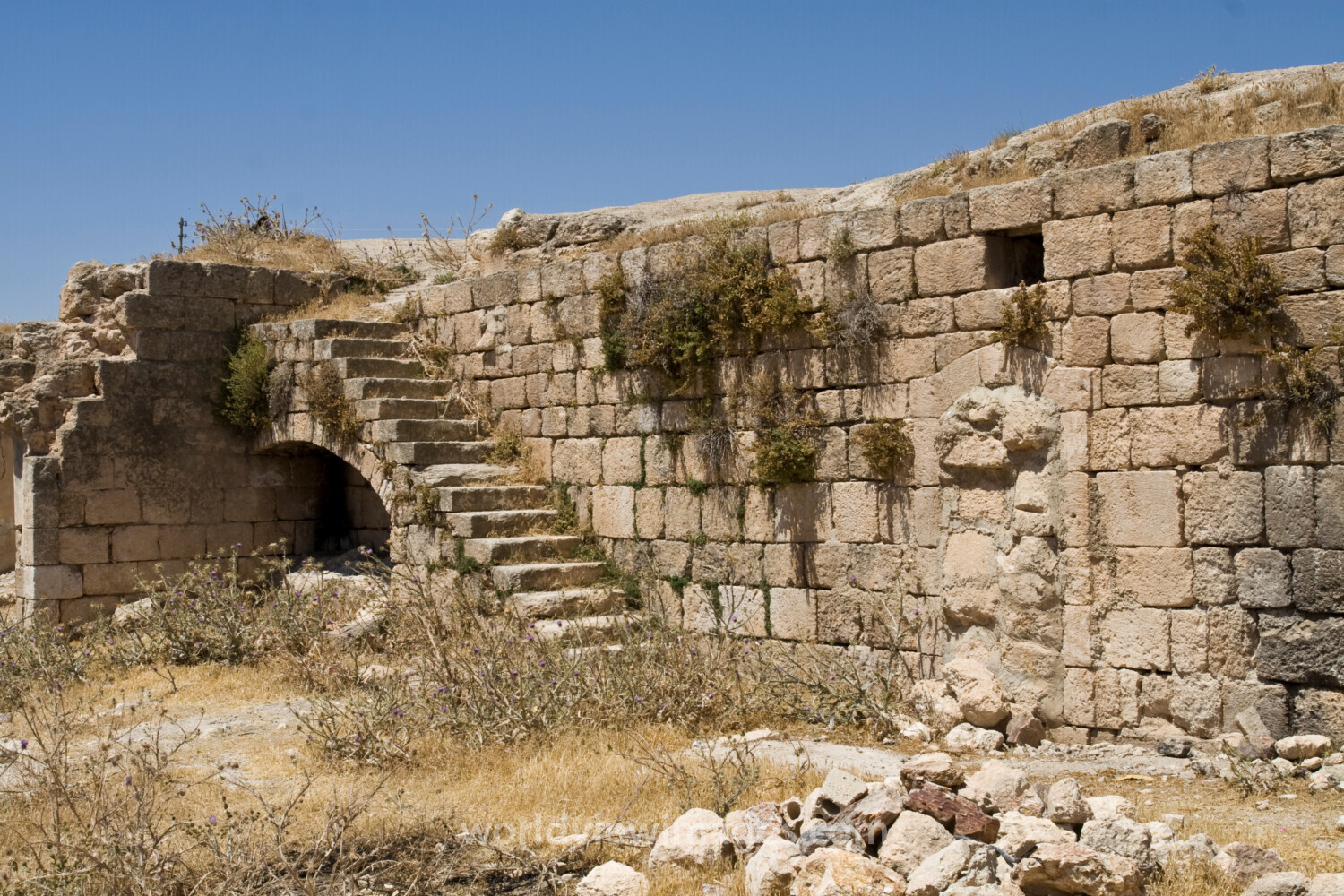Abandoned Ruins of house in Jordan