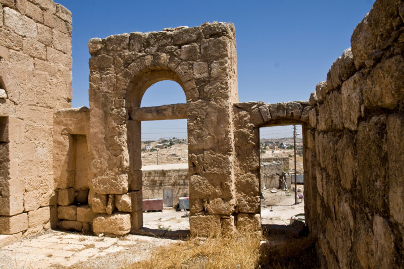 Abandoned Ruins of house in Jordan — Old Ruins in Jordan — Archaeology, Jordan, arch, arches, ruins