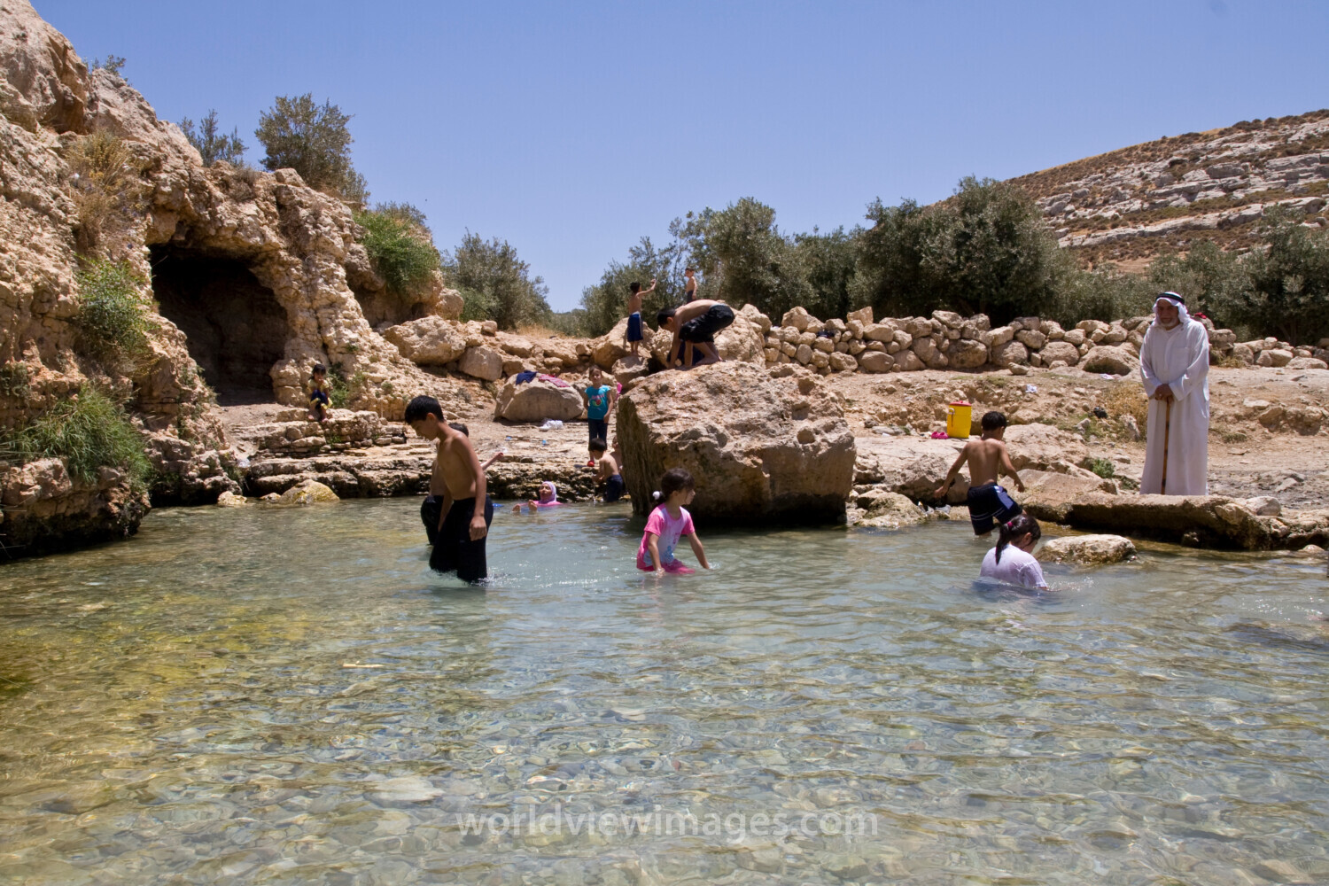Swimming in Jordan