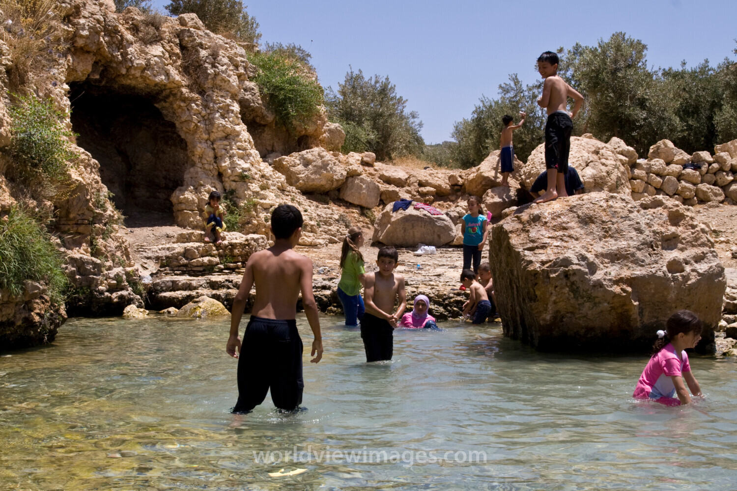 Swimming in Jordan