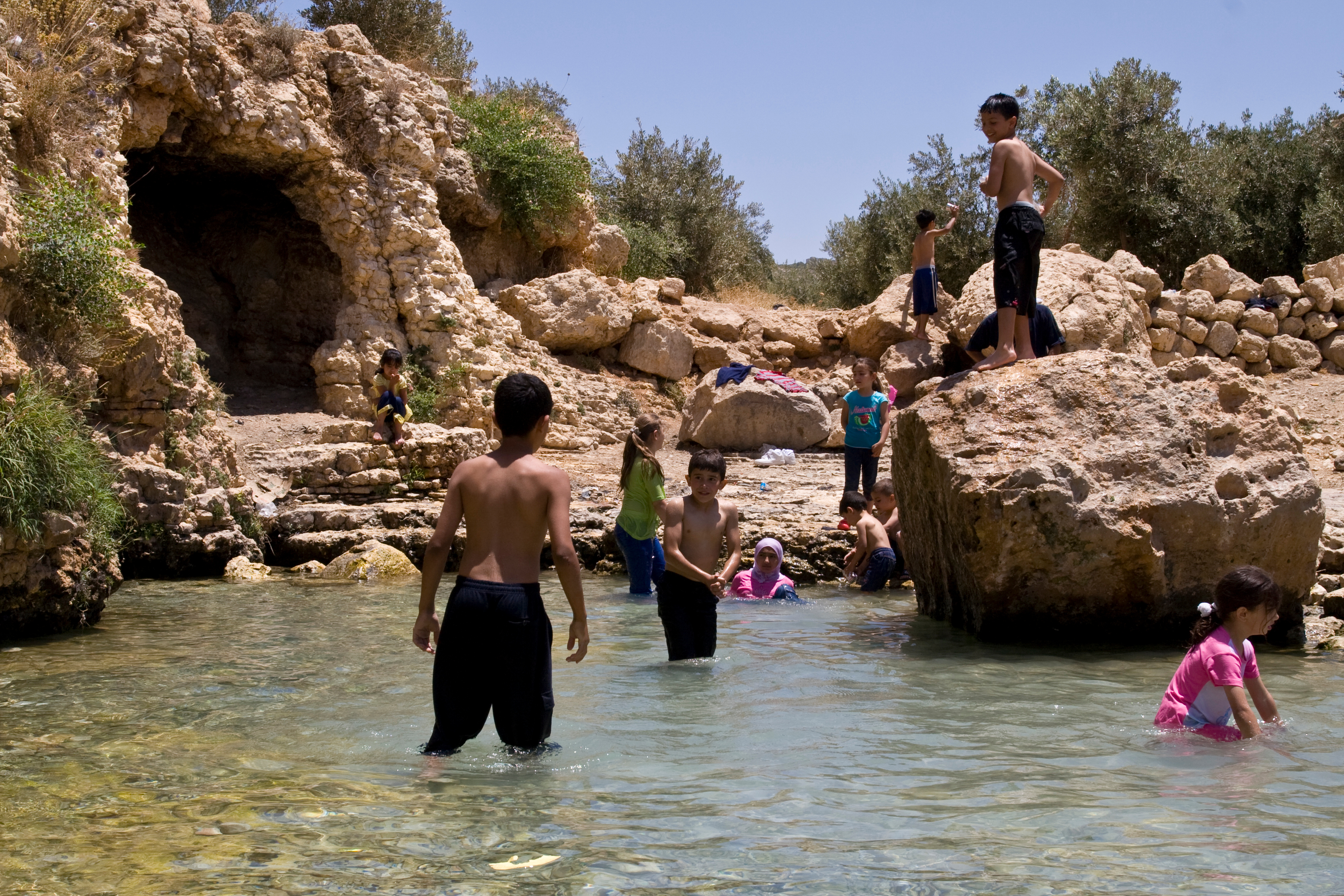 Swimming in Jordan