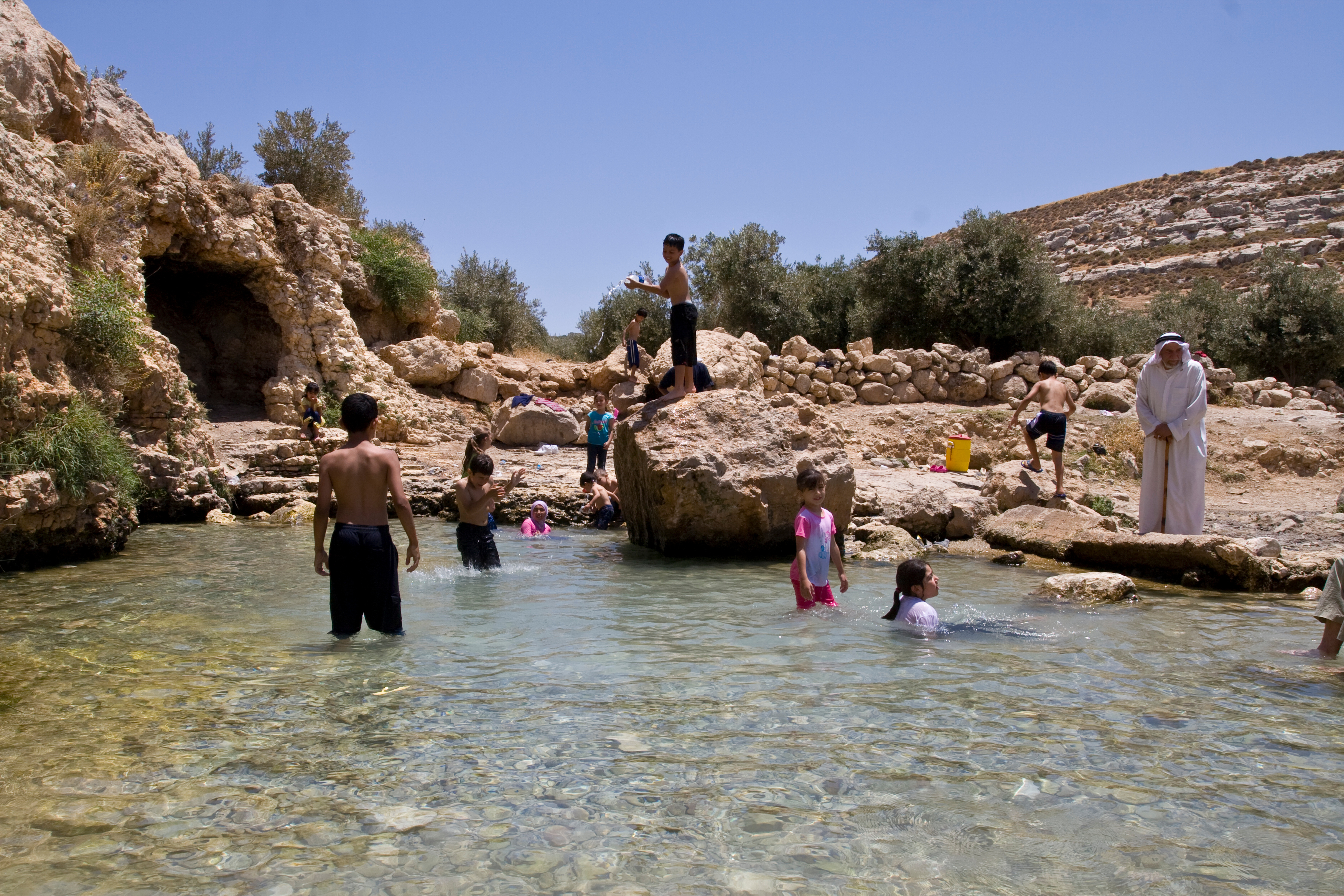 Swimming in Jordan