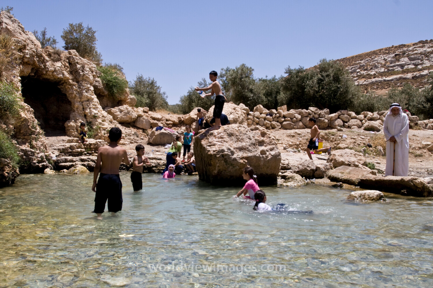 Swimming in Jordan