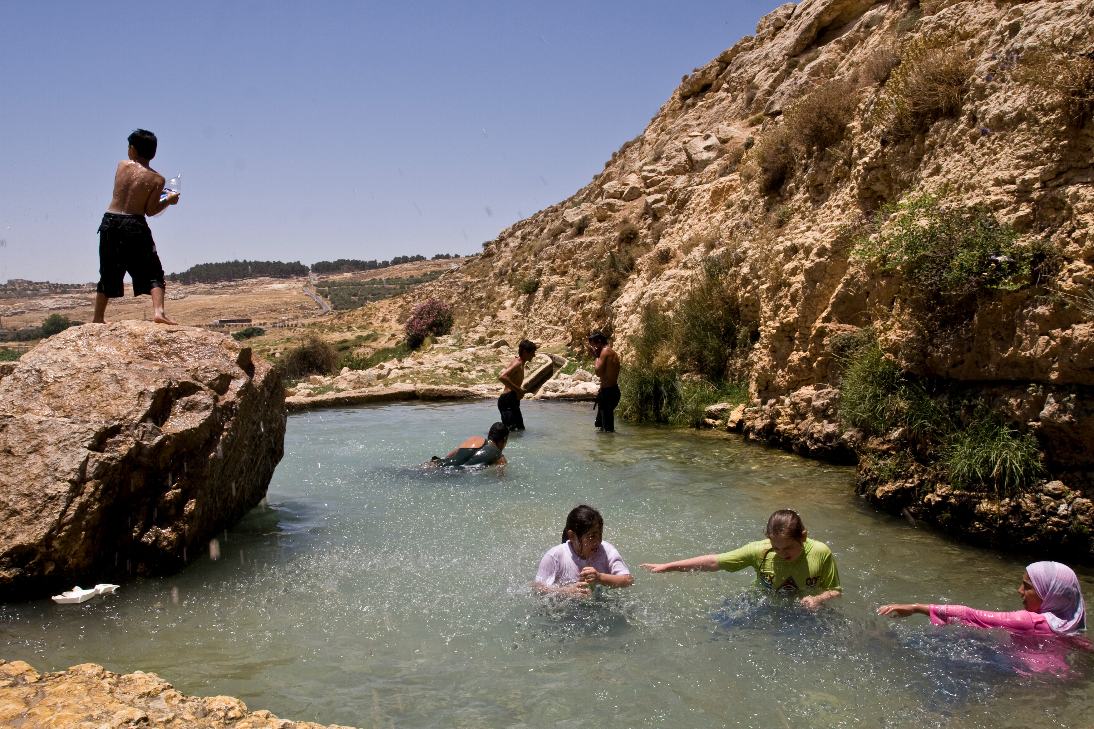 Swimming in Jordan
