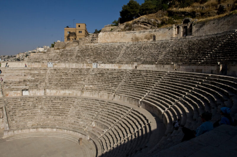 Roman Amphitheater in Amman — Archaeology, Jordan, Phidelphia, Roman, Ruins