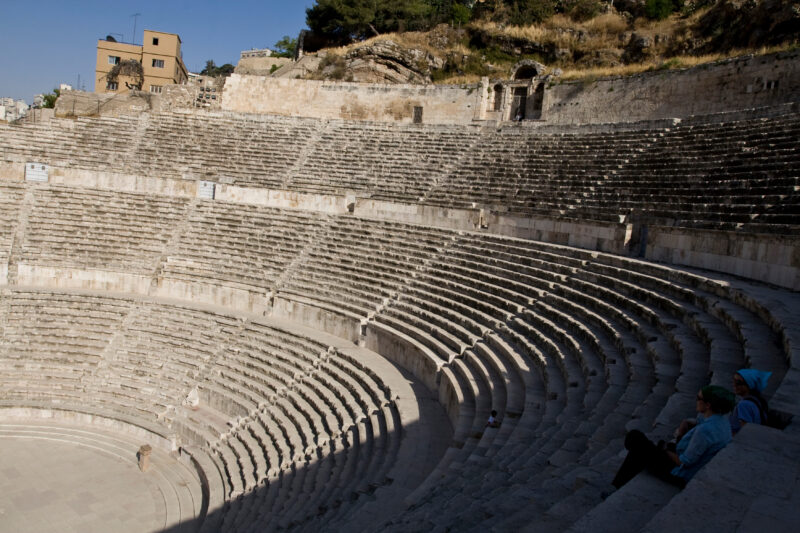 Roman Amphitheater in Amman — Archaeology, Jordan, Phidelphia, Roman, Ruins