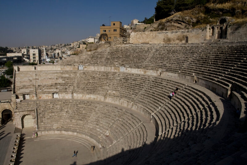Roman Amphitheater in Amman — Archaeology, Jordan, Phidelphia, Roman, Ruins