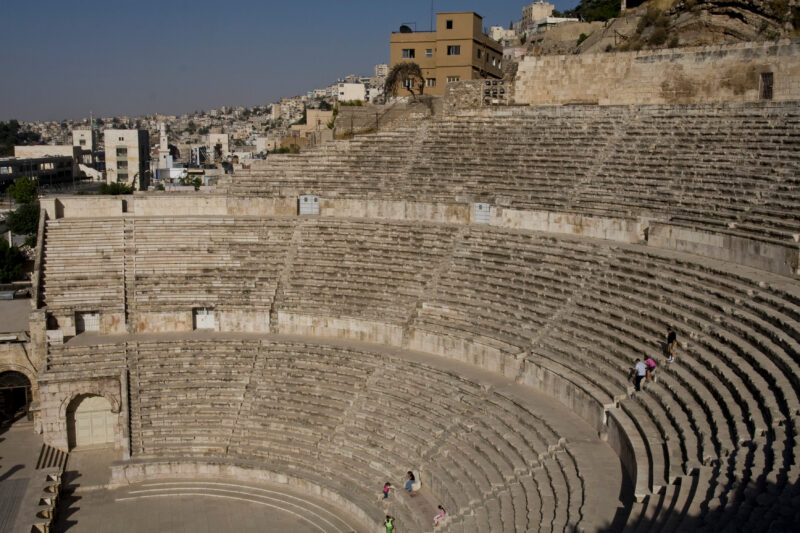 Roman Amphitheater in Amman — Archaeology, Jordan, Phidelphia, Roman, Ruins