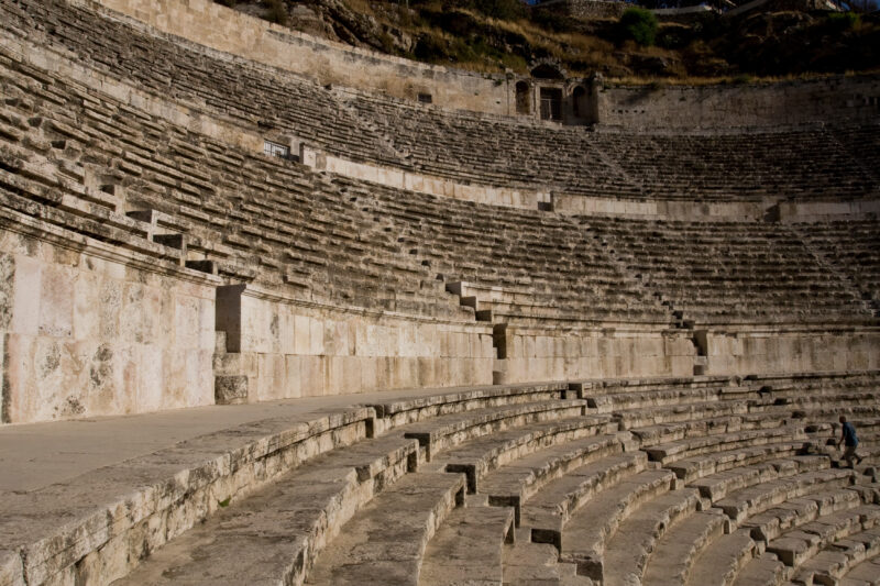 Roman Amphitheater in Amman — Archaeology, Jordan, Phidelphia, Roman, Ruins