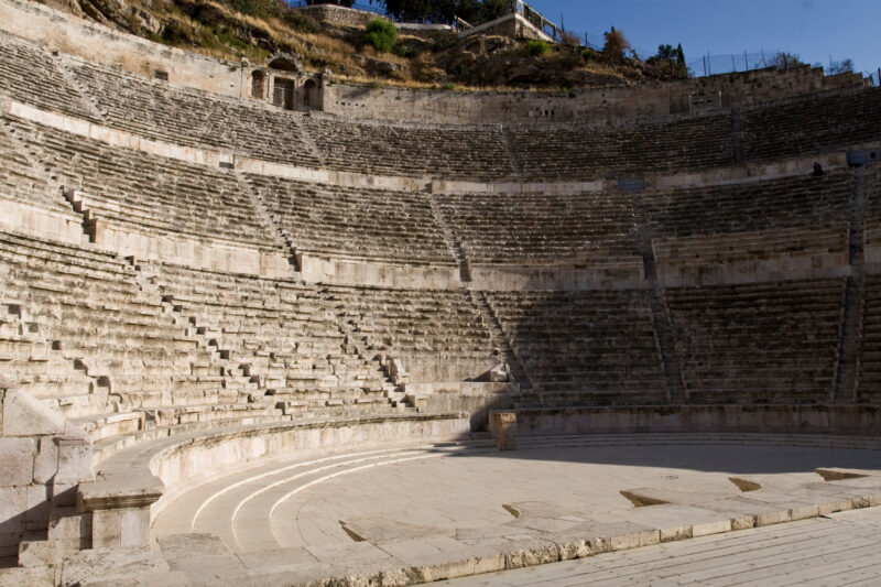 Roman Amphitheater in Amman — Archaeology, Jordan, Phidelphia, Roman, Ruins