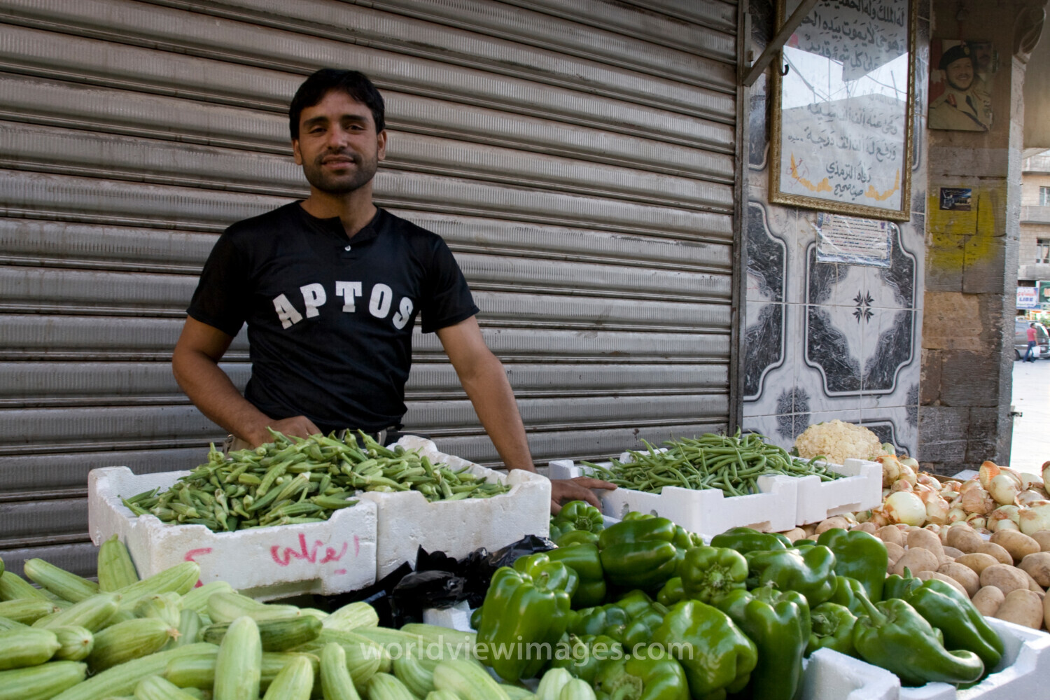 Vegetable Vendor in Jordan