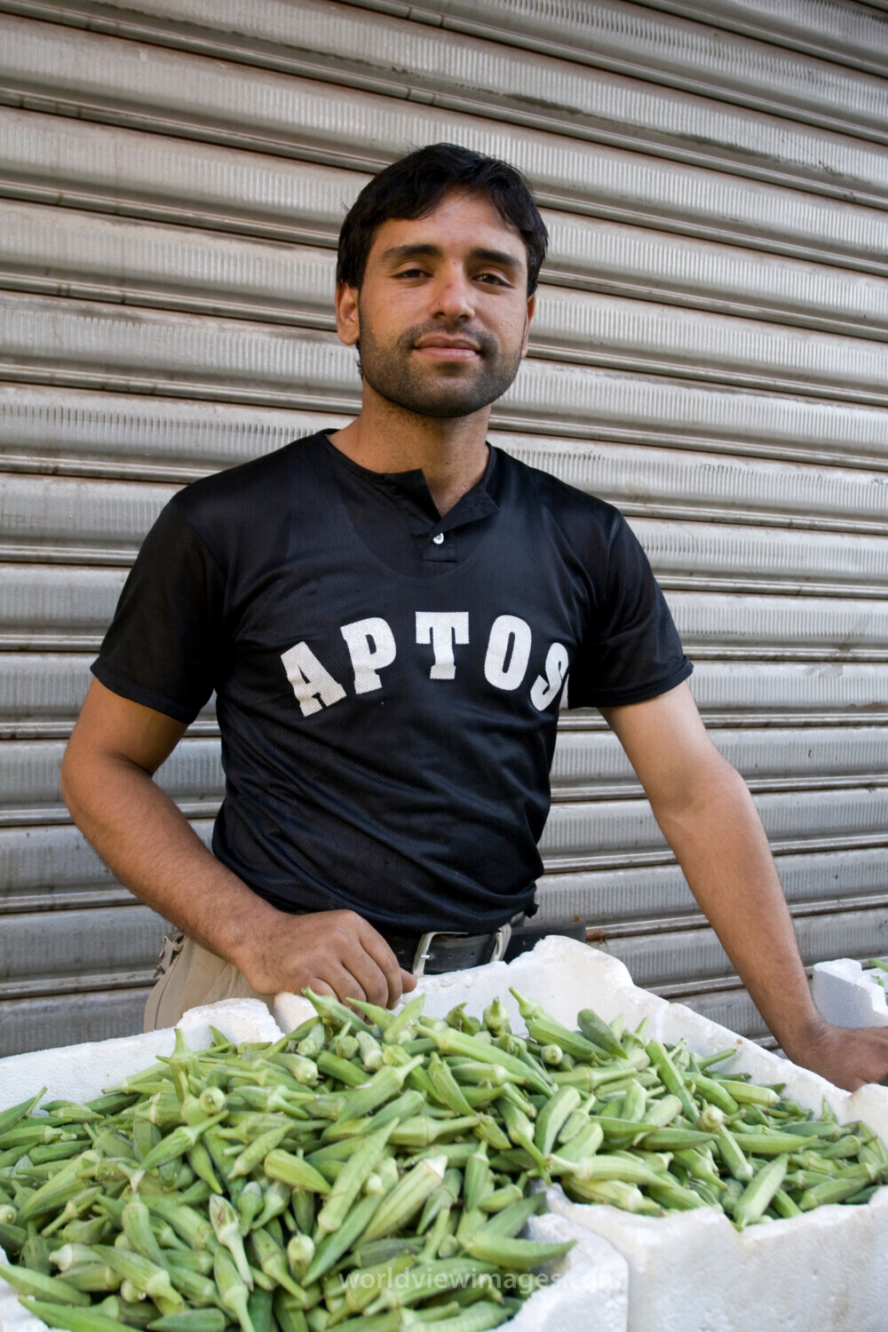 Vegetable Vendor in Jordan