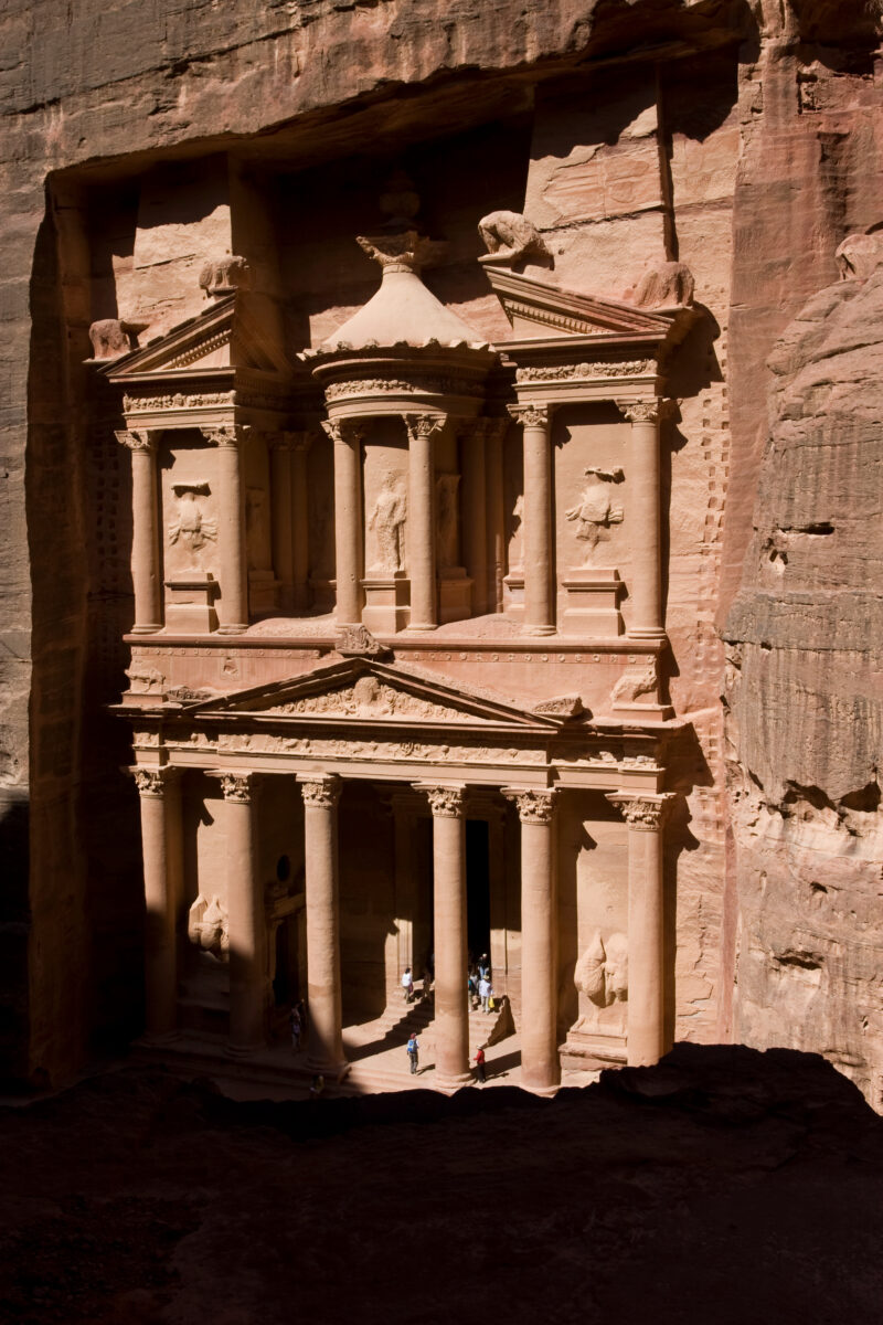 Petra in Jordan — The famous Treasury of Petra, Jordan — Archaeology, Jordan, Petra, Treasury