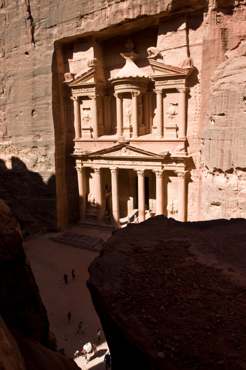 Petra in Jordan — The famous Treasury of Petra, Jordan — Archaeology, Jordan, Petra, Treasury
