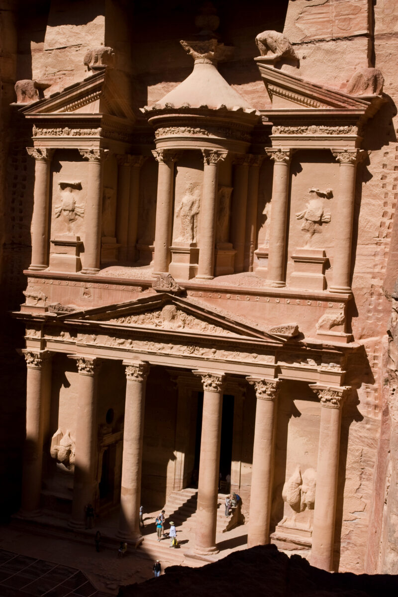 Petra in Jordan — The famous Treasury of Petra, Jordan — Archaeology, Jordan, Petra, Treasury