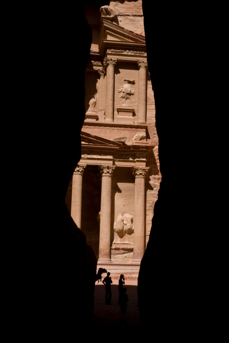 Petra in Jordan — The famous Treasury of Petra, Jordan — Archaeology, Jordan, Petra, Treasury